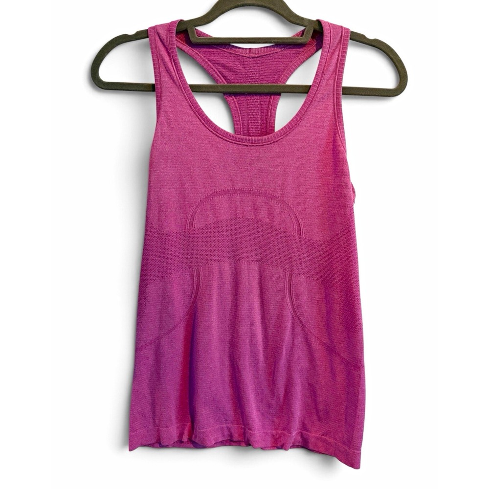 lululemon athletica Swiftly Tech Racerback Scoop Neck Tank Pink Size 6